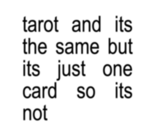 one card tarot reading